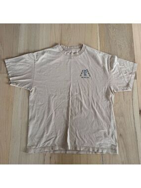 Last Call Co. Tan Short Sleeve Shirt Size XL